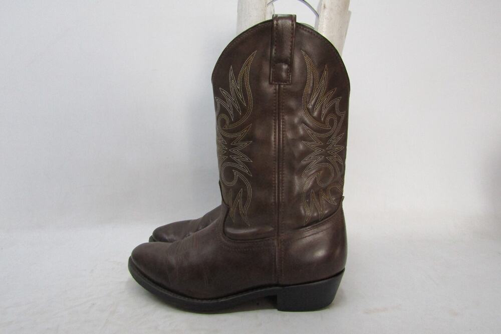LAREDO Mens Size 10 EW Brown Leather Cowboy Western Work Boots